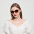 Cat Eye full rim Acetate Women's Sunglasses 20A8106